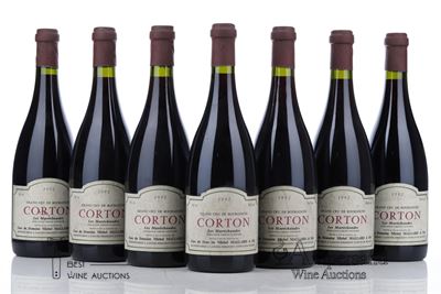 CORTON LES MARECHAUDES 1992 - Michel Mallard - 7 Bottles