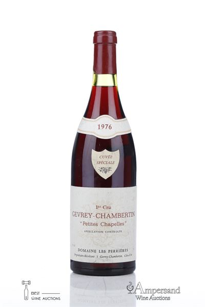 GEVREY CHAMBERTIN PETITES CHAPELLES CUVEE SPECIALE 1976 - Domaine Les Perrieres - 1 Bottle