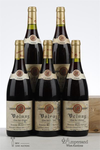 VOLNAY CLOS DES CHENES 1996 - Michel Lafarge - 5 Bottles