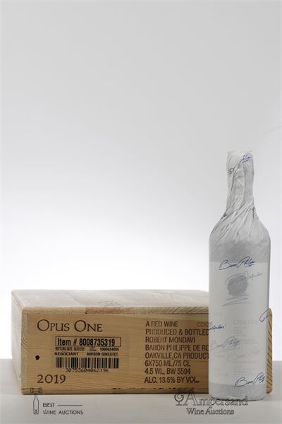 OPUS ONE 2019 - Mondavi/Rothschild - 6 Bottles - Owc 6