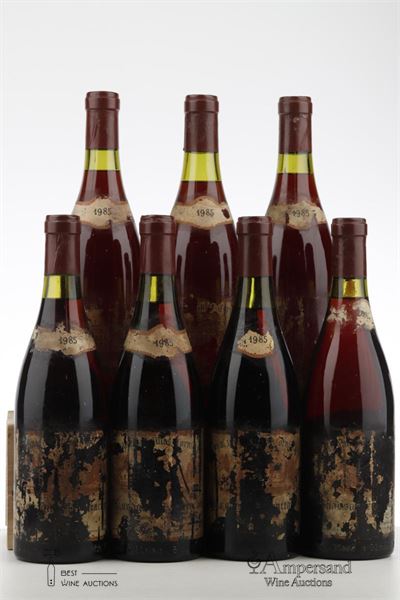 CHASSAGNE MONTRACHET ROUGE 1985 - Domaine des Hautes Cornieres - 7 Bottles