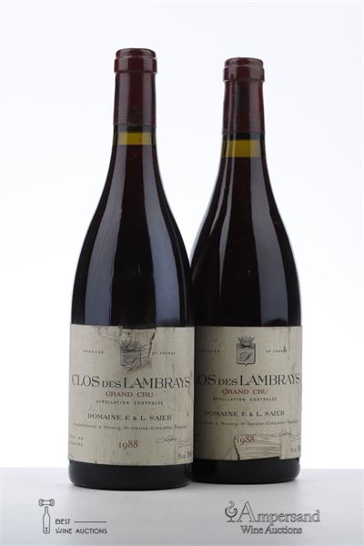CLOS DES LAMBRAYS 1988 - Domaine des Lambrays - 2 Bottles