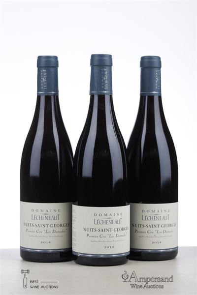 NUITS ST GEORGES LES DAMODES 2014 - Lecheneaut - 3 Bottles