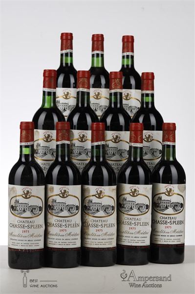 CHASSE SPLEEN 1975 - Mc - 12 Bottles - Owc 12