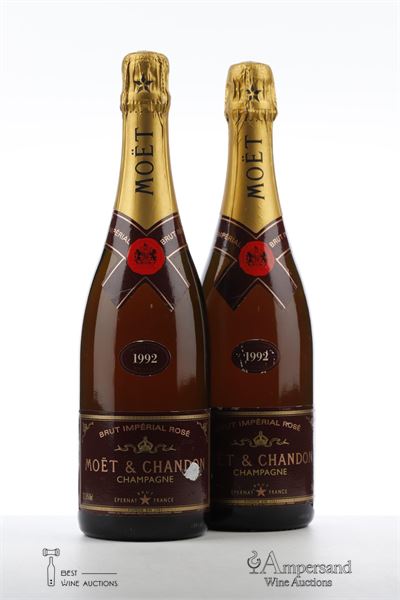 MOET ET CHANDON BRUT IMPERIALE ROSE 1992 - Moet et Chandon - 2 Bottles