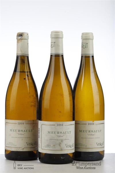 MEURSAULT TILLETS 2008 - Verget - 3 Bottles