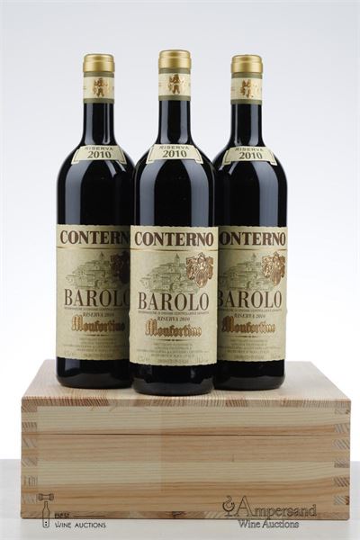 BAROLO RISERVA MONFORTINO 2010 - Giacomo Conterno - 3 Bottles - Owc 3