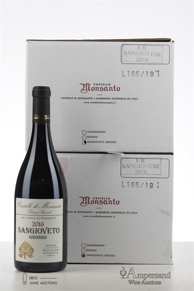 FABRIZIO SANGIOVESE GROSSO 2016 - Castello Monsanto - 11 Bottles - Oc 6