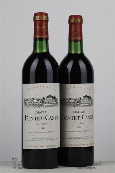 PONTET CANET 1981 - Mc - 2 Bottles