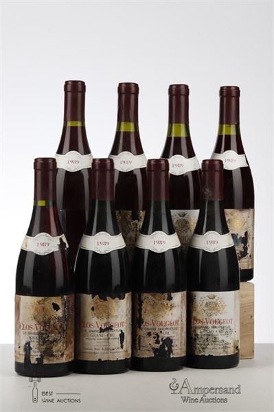 CLOS VOUGEOT LE GRAND MAUPERTUIS 1989 - Anne et Francois Gros - 8 Bottles