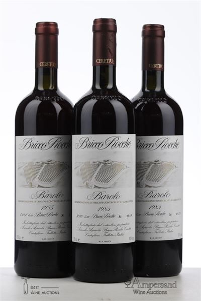 BAROLO BRICCO ROCCHE 1985 - Ceretto - 3 Bottles