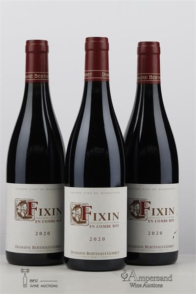 FIXIN EN COMBE ROY 2020 - Berthaut Gerbet - 3 Bottles