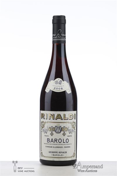 BAROLO CANNUBI SAN LORENZO RAVERA 2008 - Giuseppe Rinaldi - 1 Bottle