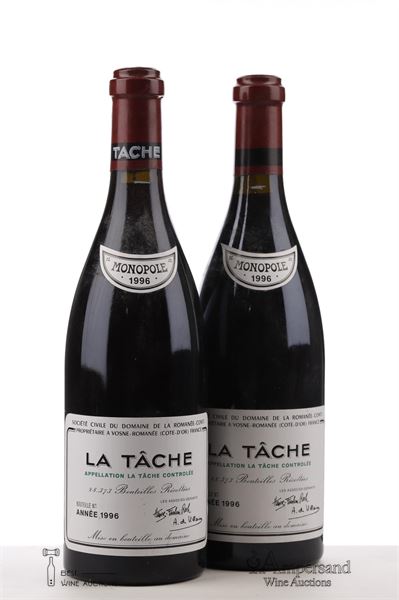LA TACHE 1996 - Domaine de la Romanee Conti - 2 Bottles