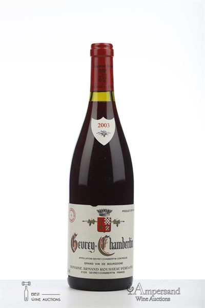 GEVREY CHAMBERTIN 2003 - Armand Rousseau - 1 Bottle