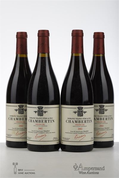 CHAMBERTIN 2002 - Louis Trapet - 4 Bottles