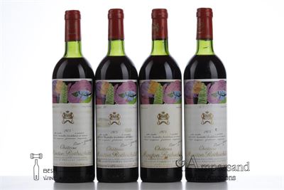 MOUTON ROTHSCHILD 1975 - 4 Bottles