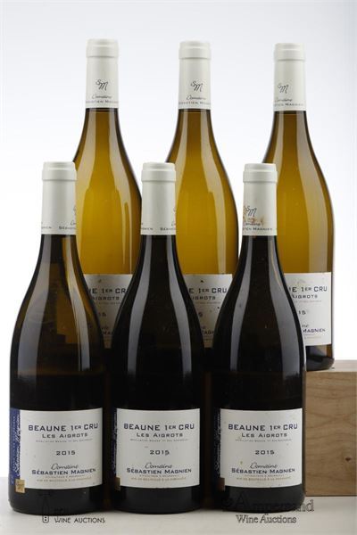 BEAUNE BLANC LES AIGROTS 2015 - Sebastien Magnien - 6 Bottles