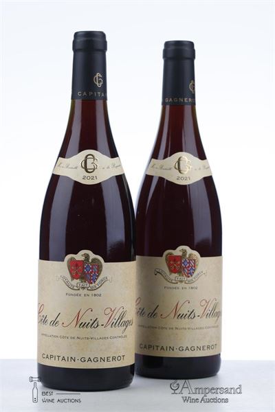 COTE DE NUITS VILLAGES 2021 - Capitain Gagnerot - 2 Bottles