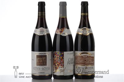 COTE ROTIE LA LANDONNE /LA TURQUE / LA MOULINE Guigal 2003 - 3 Bottles in Owc 3
