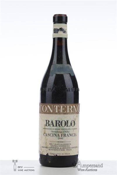BAROLO CASCINA FRANCIA 2006 - Giacomo Conterno - 1 Bottle