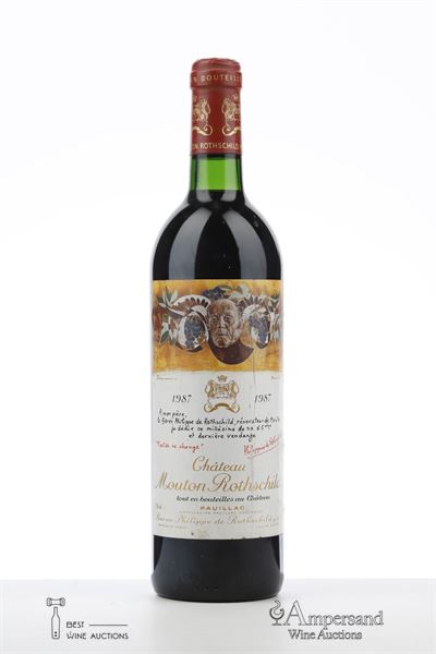 MOUTON ROTHSCHILD 1987 - Mc - 1 Bottle