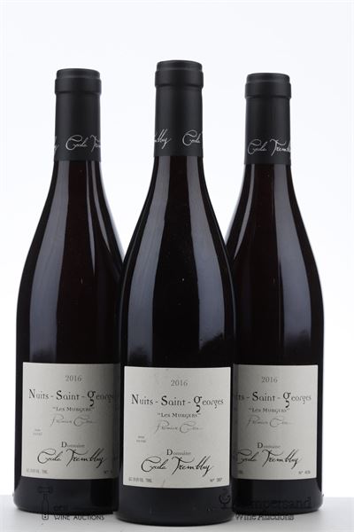 NUITS ST GEORGES LES MURGERS 2016 - Cecile Tremblay - 3 Bottles