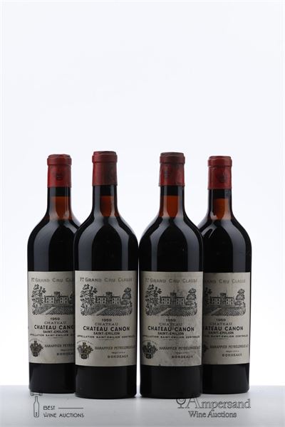 CANON 1959 - Hanappier Peyrelongue - De Brabandere V. Houtte - 4 Bottles