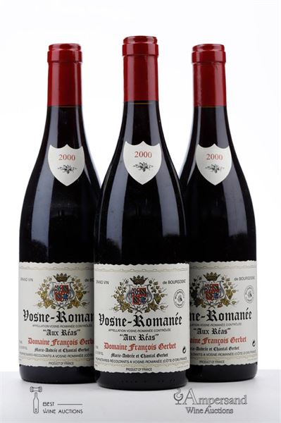 VOSNE ROMANEE AUX REAS 2000 - Francois Gerbet - 3 Bottles