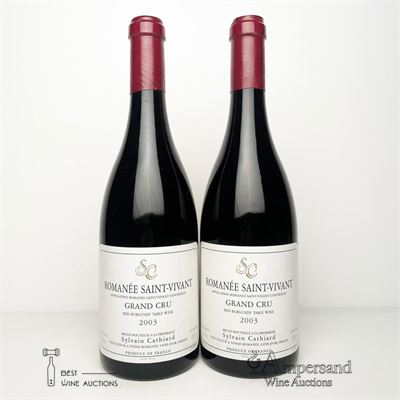 ROMANEE ST VIVANT 2003 - Sylvain Cathiard - 2 Bottles