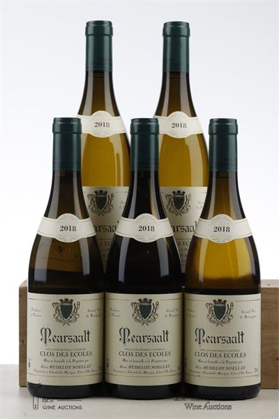 MEURSAULT CLOS DES ECOLES 2018 - Alain Hudelot Noellat - 5 Bottles