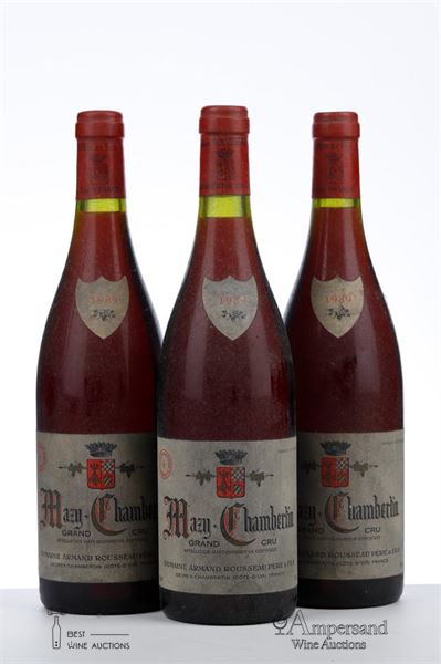 MAZY CHAMBERTIN 1989 - Armand Rousseau - 3 Bottles