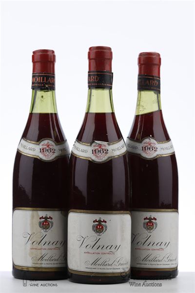 VOLNAY 1962 - Moillard Grivot - 3 Bottles