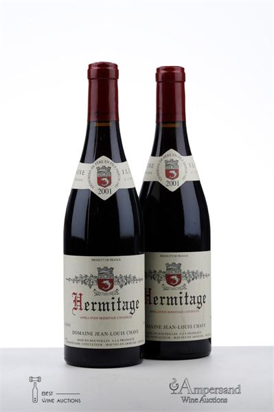 HERMITAGE ROUGE 2001 - JL Chave - 2 Bottles