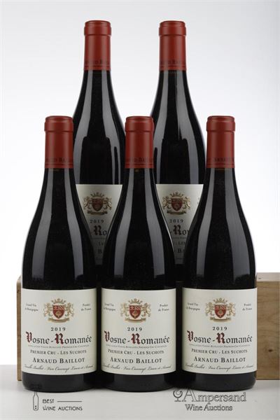 VOSNE ROMANEE LES SUCHOTS 2019 - Arnaud Baillot - 5 Bottles