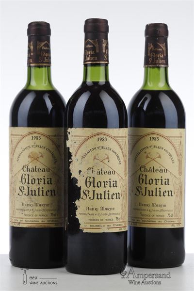 GLORIA 1983 - Mc - 3 Bottles