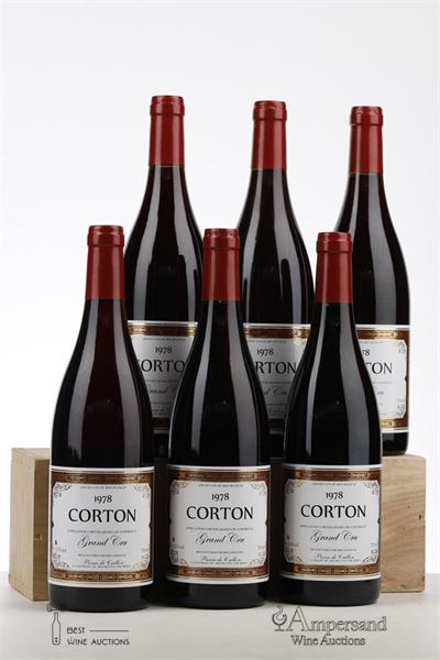 CORTON 1978 - Pierre de Crillon - 6 Bottles - Oc 6