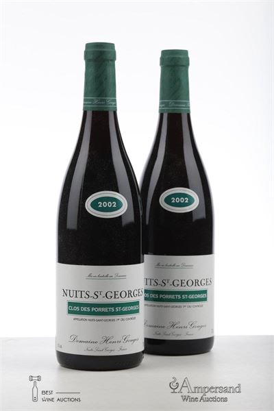NUITS ST GEORGES CLOS DES PORRETS ST GEORGES 2002 - Henri Gouges - 2 Bottles