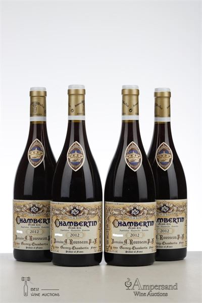 CHAMBERTIN 2012 - Armand Rousseau - 4 Bottles - Oc 6