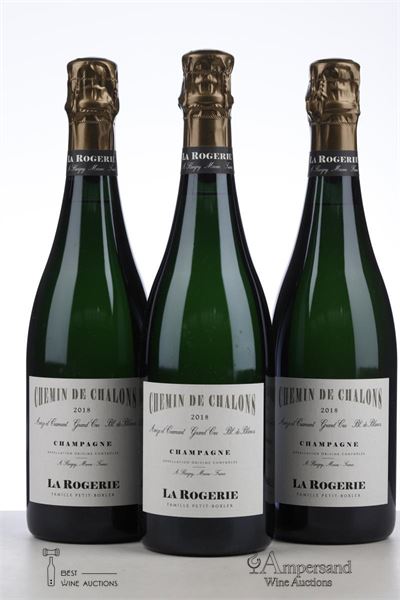 LA ROGERIE CHEMIN DE CHALONS 2018 - La Rogerie - Dégorgement 04/2022 - 3 Bottles