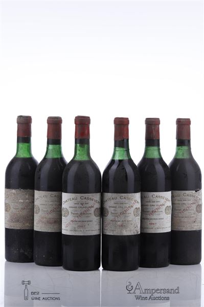 CASSEVERT 1967 - Jean Nony Proprietaire - 6 Bottles