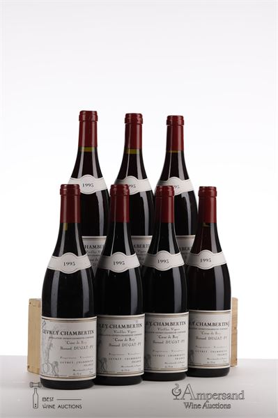 GEVREY CHAMBERTIN COEUR DE ROY VIEILLES VIGNES 1995 - Bernard Dugat Py - 7 Bottles