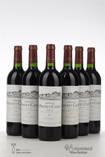 PONTET CANET 2001 - Mc - 6 Bottles
