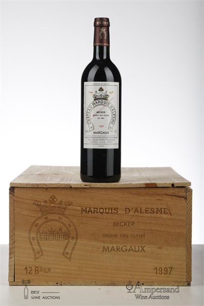 MARQUIS D'ALESME BECKER 1997 - Mc - 12 Bottles - Owc 12