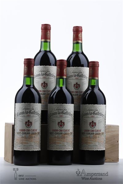 CANON LA GAFFELIERE 1987 - Mc - 5 Bottles