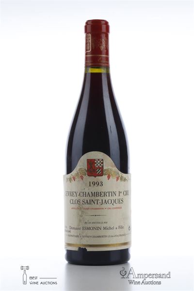 GEVREY CHAMBERTIN CLOS ST JACQUES 1993 - Michel Esmonin - 1 Bottle