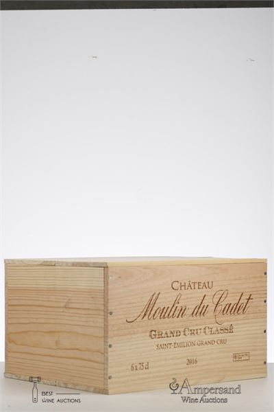 MOULIN DU CADET 2016 - Mc - 6 Bottles - Owc 6