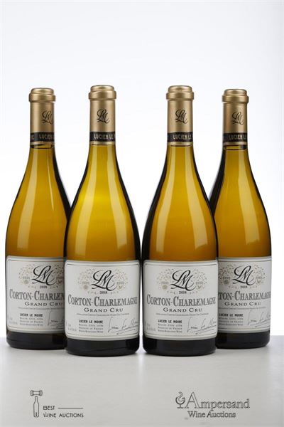 CORTON CHARLEMAGNE 2018 - Lucien Le Moine - 4 Bottles