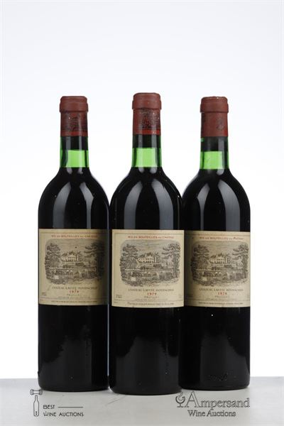 LAFITE ROTHSCHILD 1979 - Mc - 3 Bottles