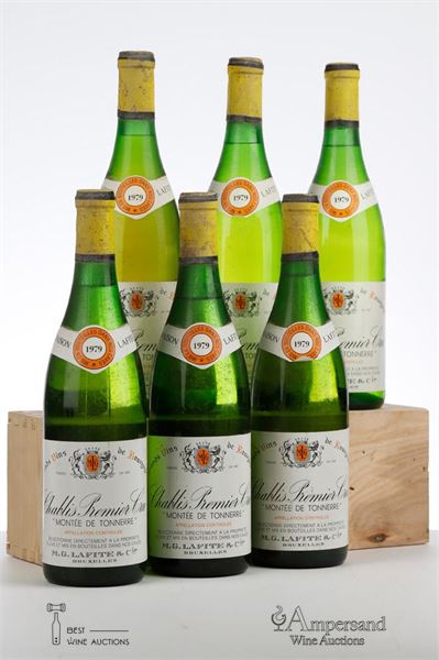 CHABLIS MONTEE DE TONNERRE 1979 - Lafite - 6 Bottles